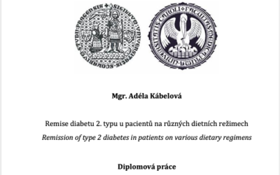 Kábelová (2020) Remise diabetu 2. typu u pacientů na různých dietních režimech – diplomová práce