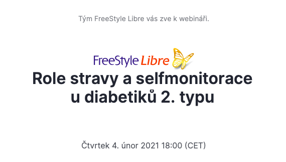 Krejčí (2021) Role stravy a selfmonitorace u pacientů s diabetem 2. typu (Abbott webinář)