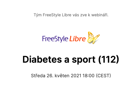 Krejčí (2021) Diabetes a sport (záznam Abbott webináře)